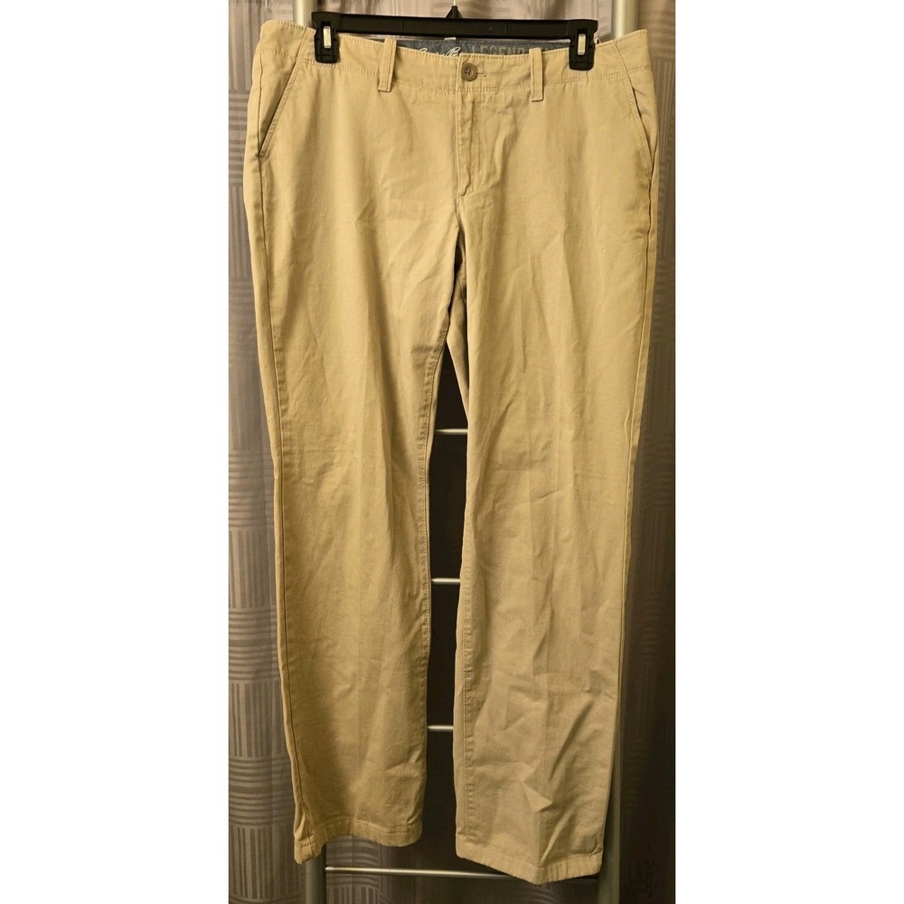 Eddie Bauer Khaki Pants Women's Size 14 Legend Wash Mercer Straight Leg
